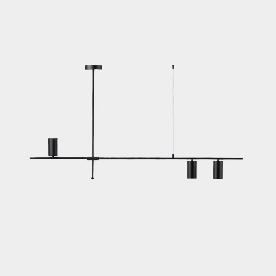 JapandiSalaDaPranzo-Lampadario in metallo