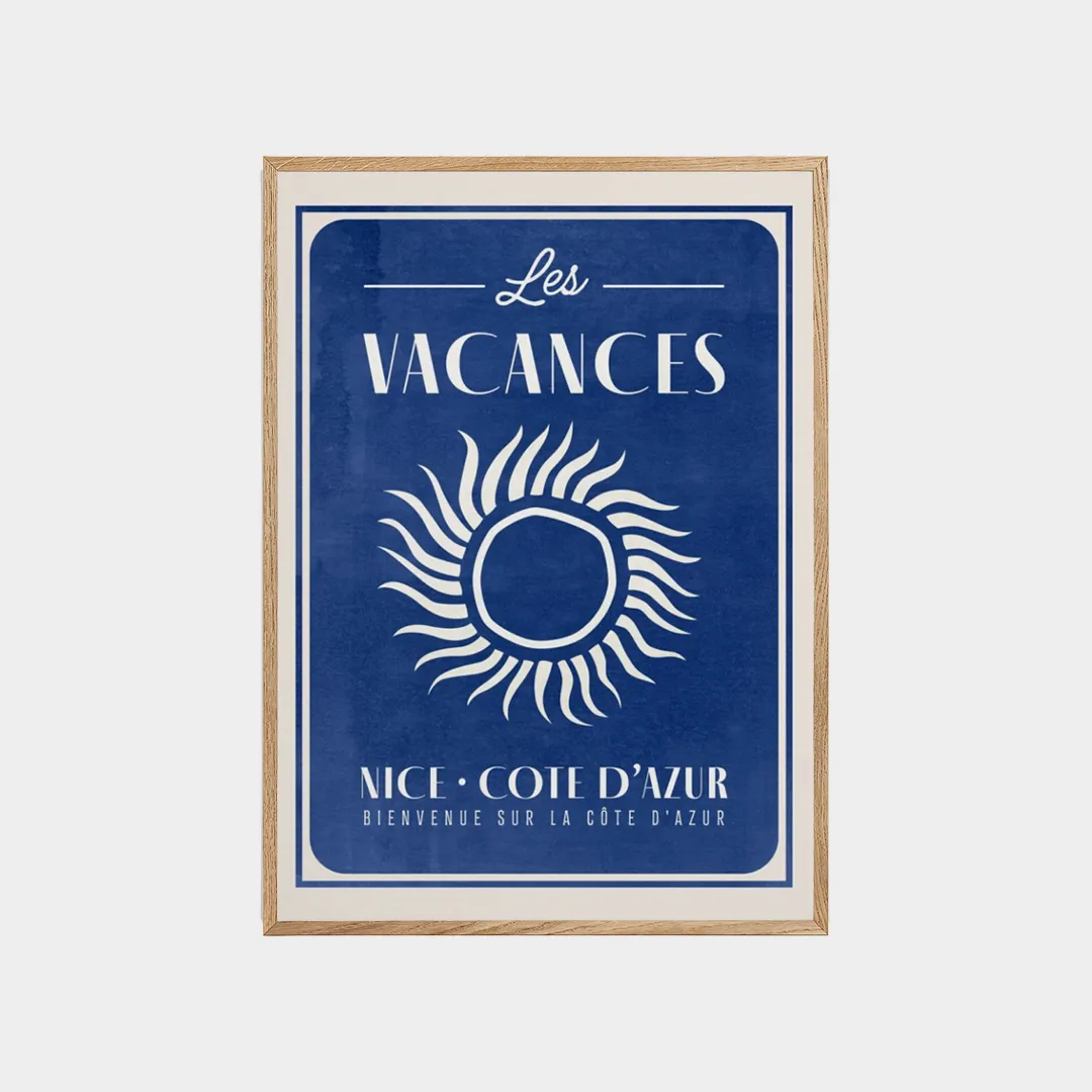 CoastalCameraDaLetto-Poster vacanze blu