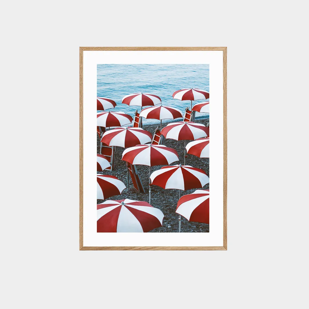 CoastalSalotto-Poster con ombrelloni