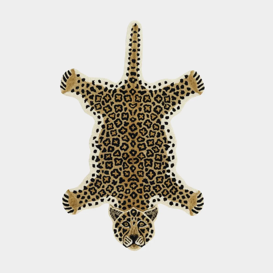 EthnicBagno-Tappeto leopardato