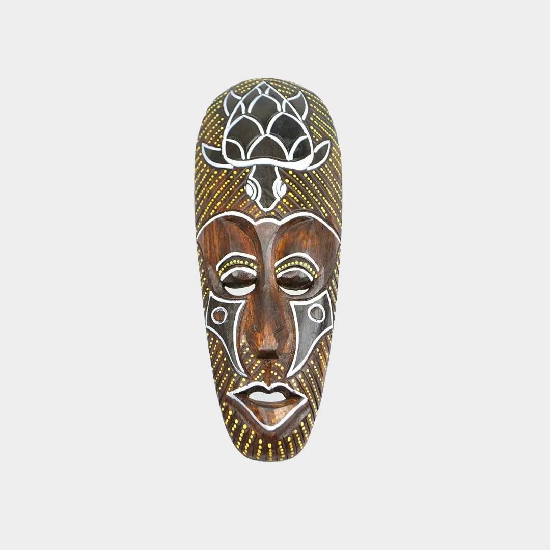 EthnicSalaDaPranzo-Maschera africana tartaruga