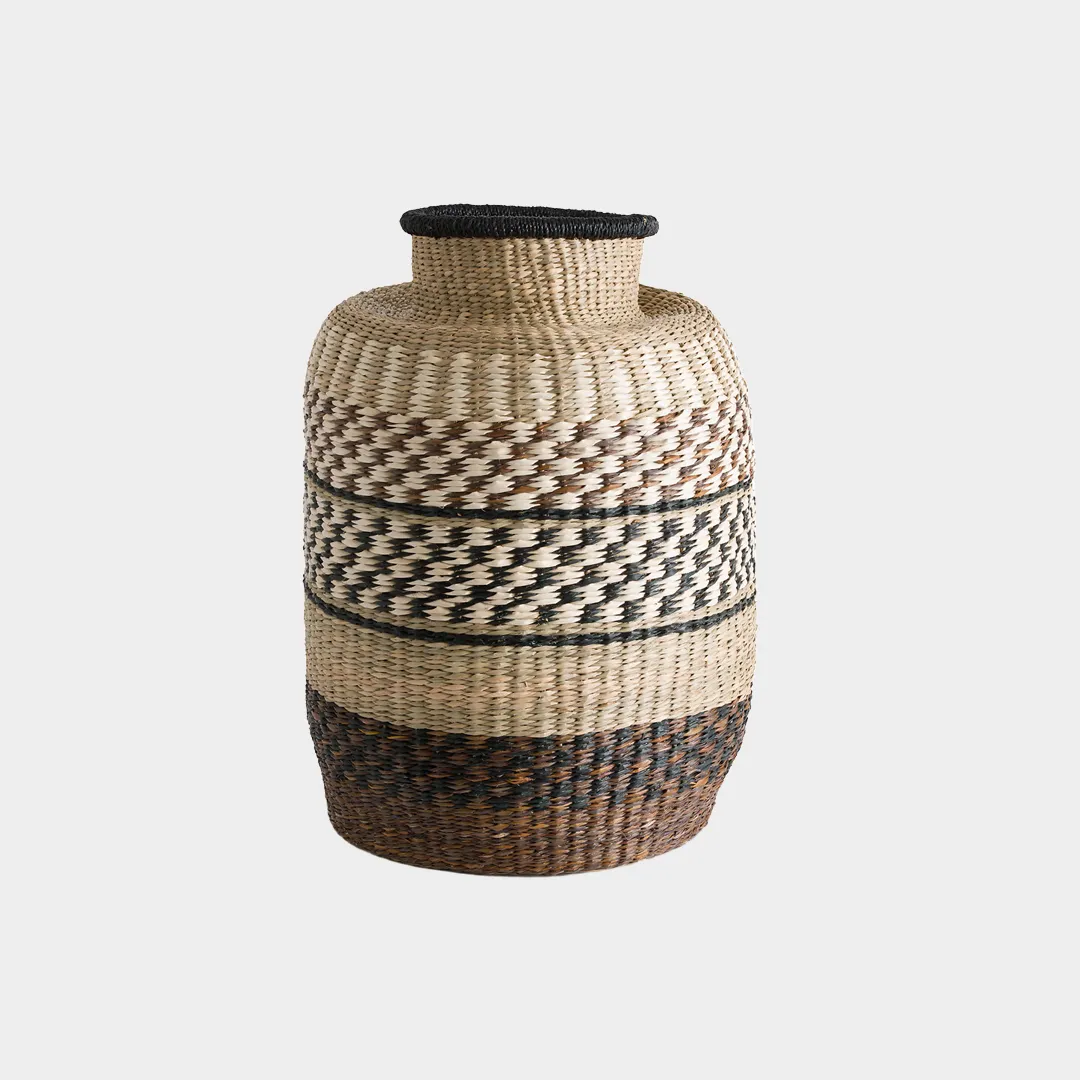 EthnicSalotto-Vaso in vimini