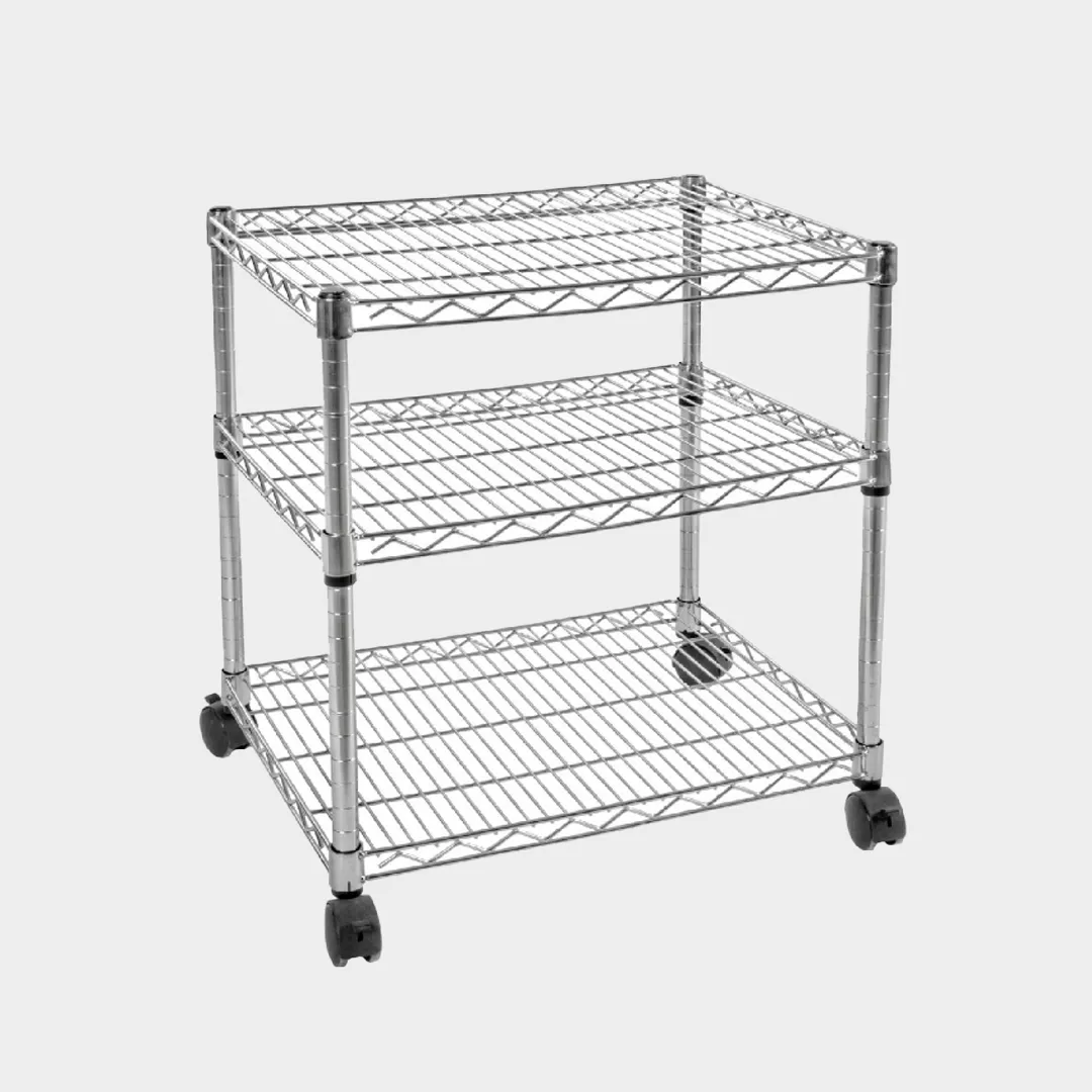 Carrello in metallo tre ripiani 60x45 H70