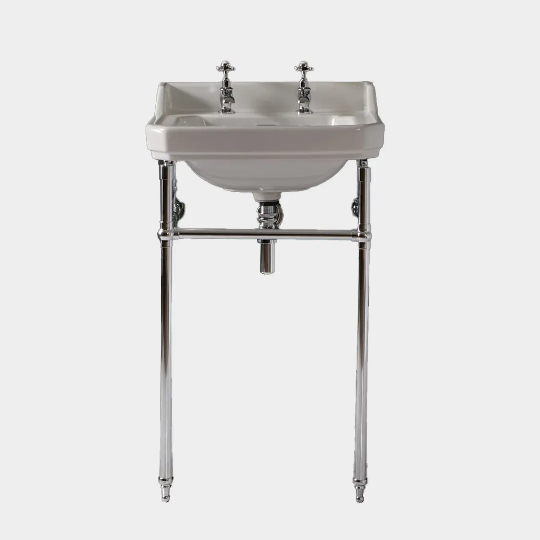 Mobile bagno in ceramica e metallo 50cm