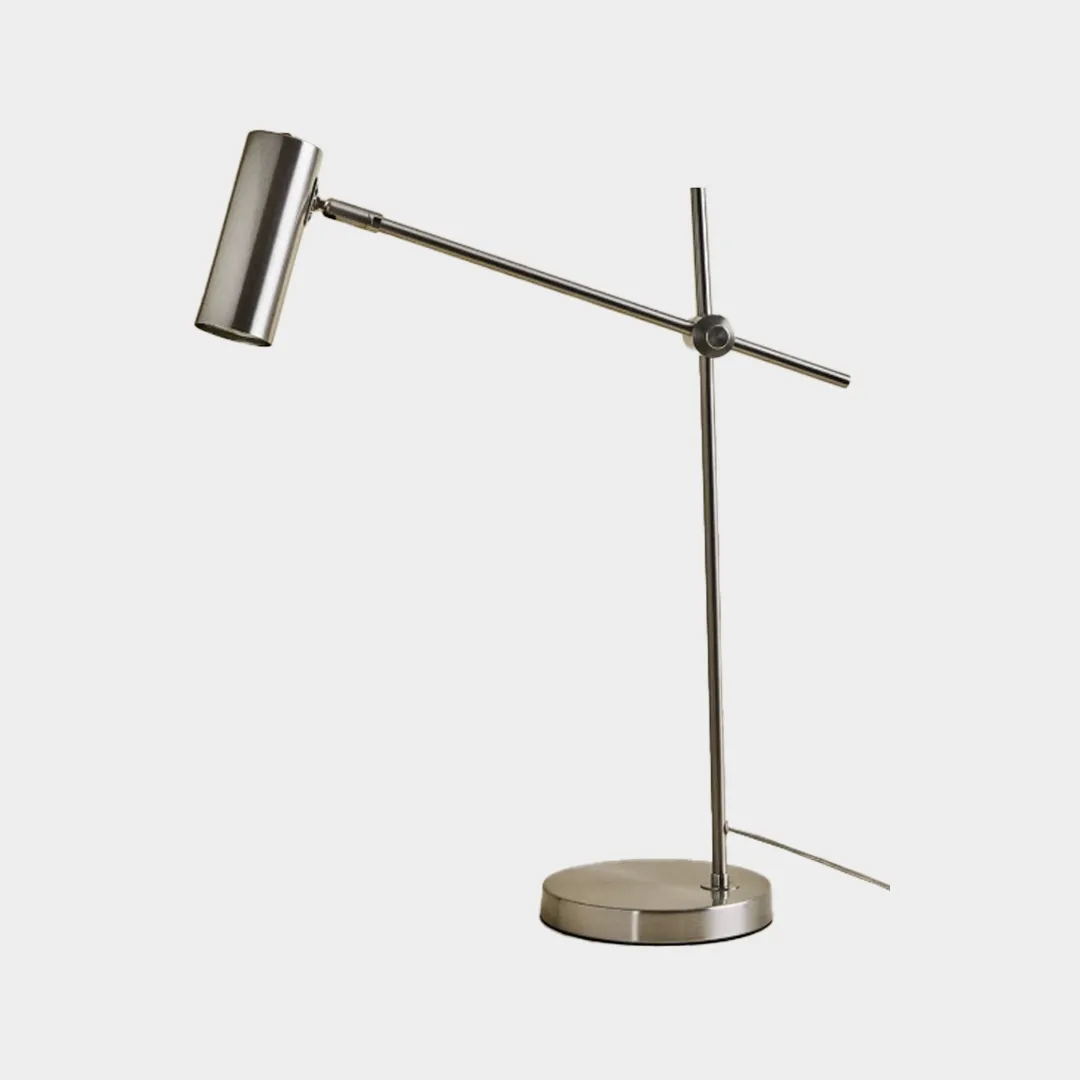 2 Lampade da tavolo in metallo Ø18 H62 cm