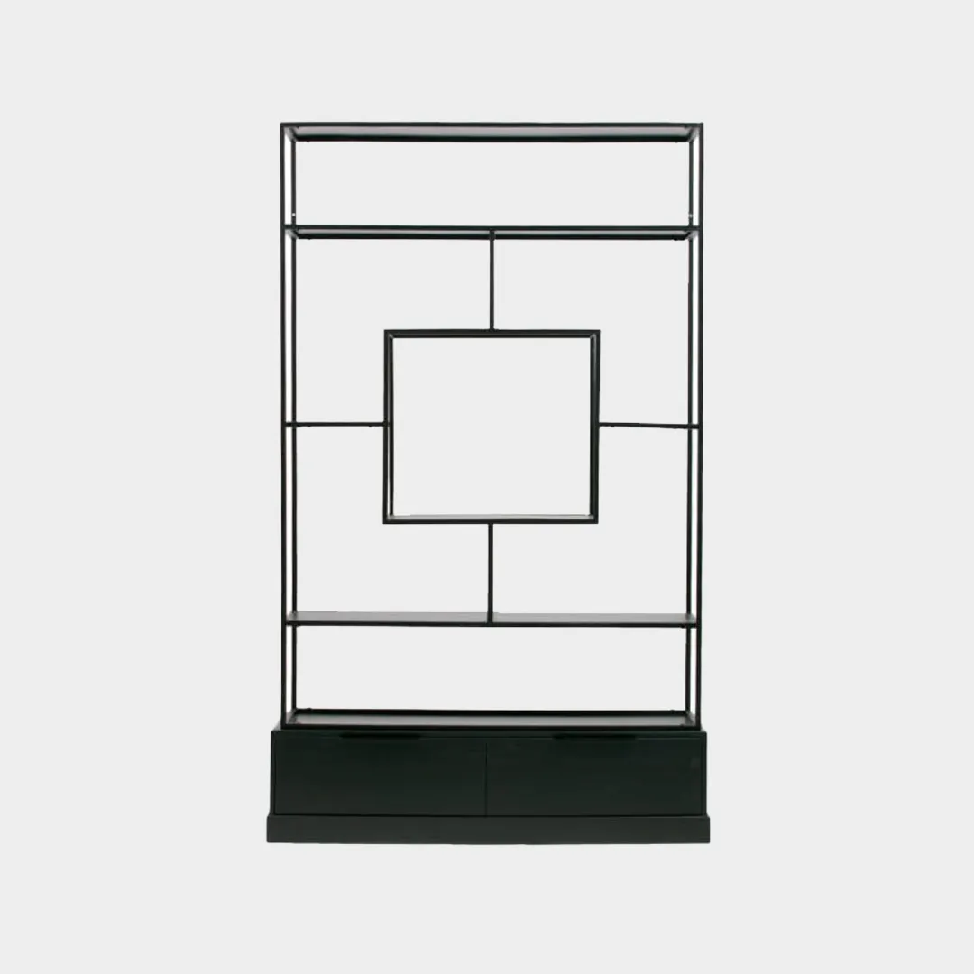 JapandiSalotto-Libreria in metallo