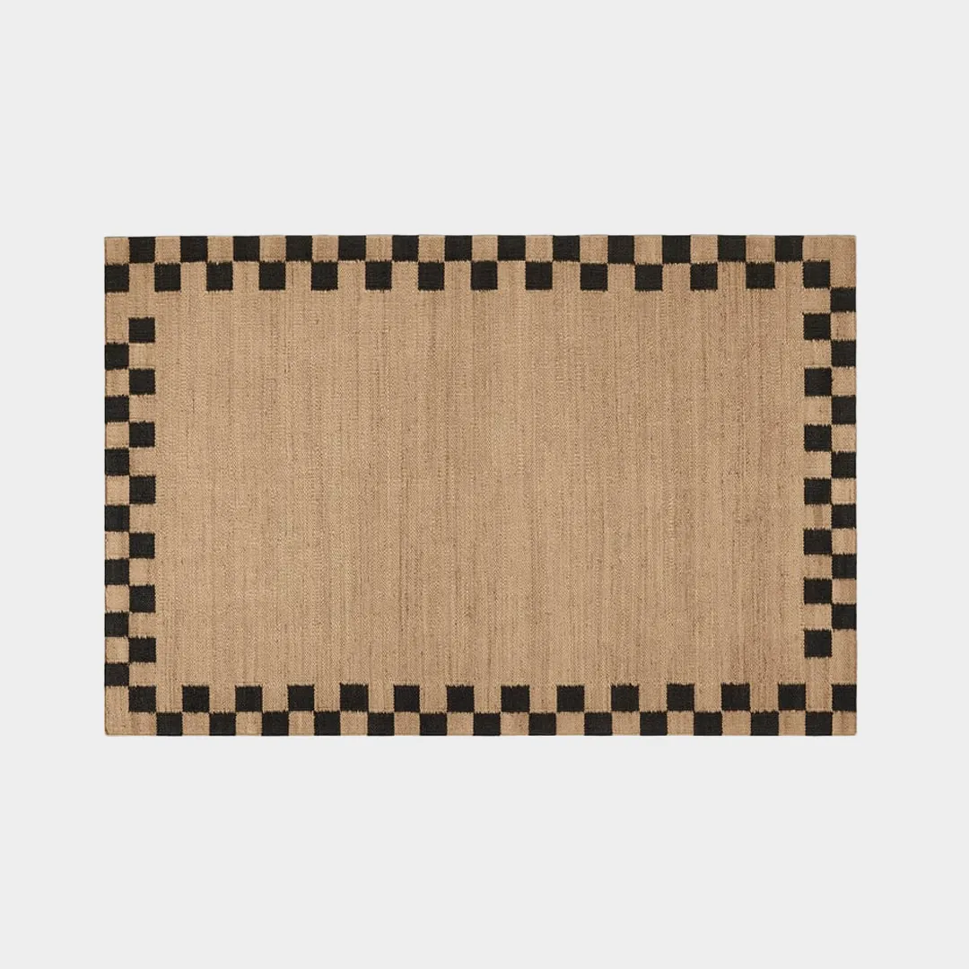 JapandiSalotto-Tappeto con scacchi