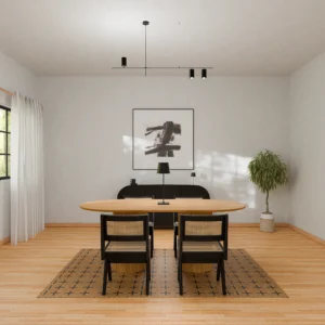 Sala da Pranzo Japandi