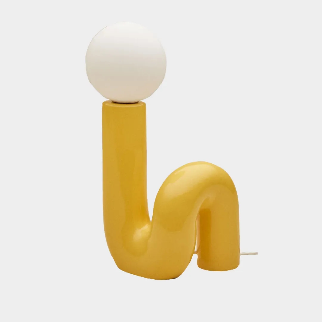 PopCameraDaLetto-Lampada da tavolo gialla