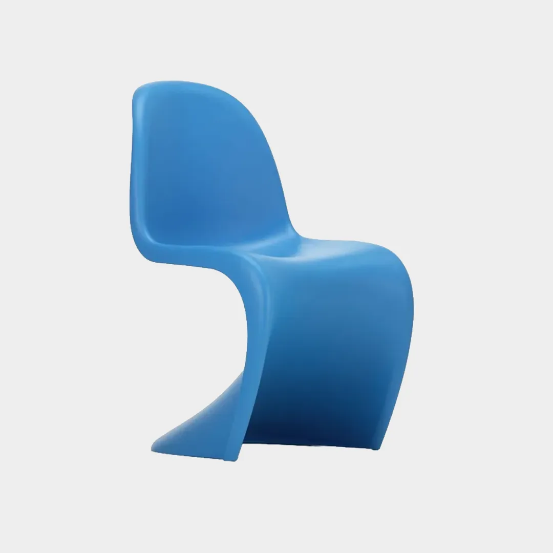 PopCameraDaLetto-Sedia curva blu