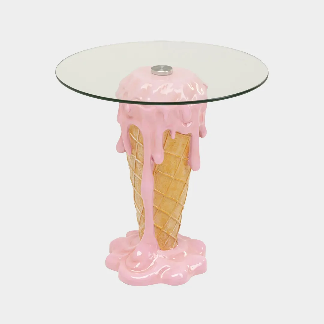 PopSalotto-Side table gelato rosa