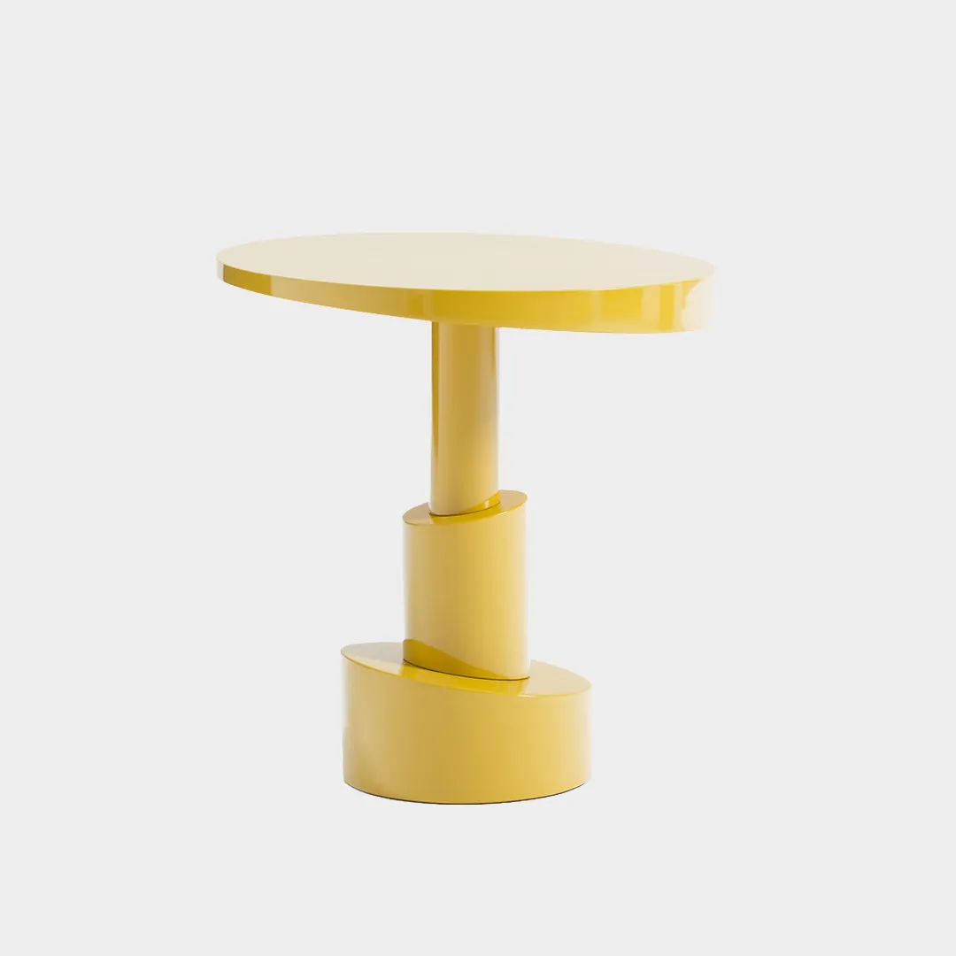 PopSalotto-Side table in MDF giallo