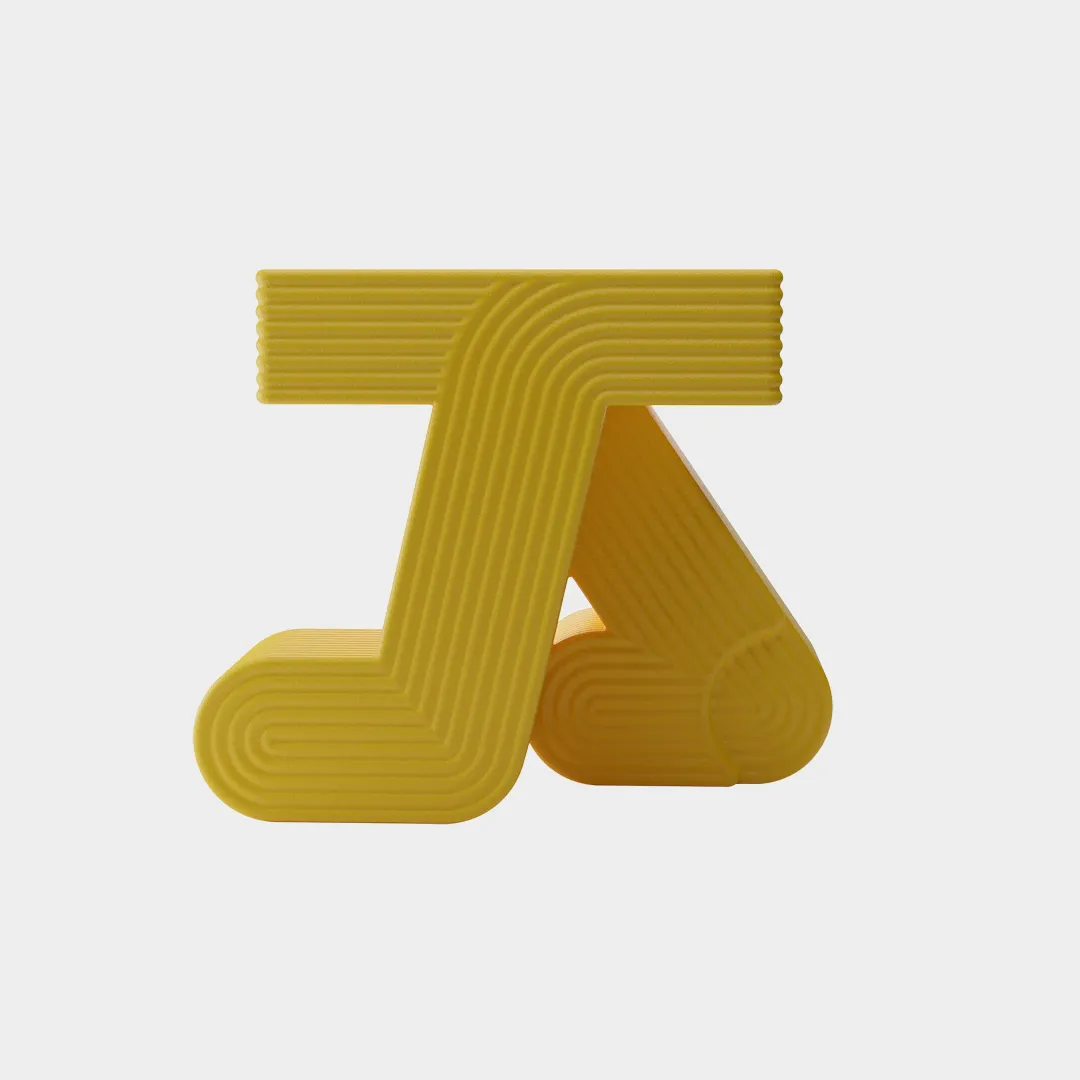 PopSalotto-Tavolino con gambe giallo