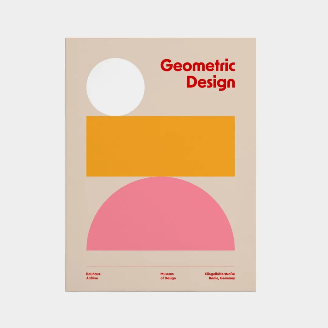 50s-Salotto-Quadro geometric design